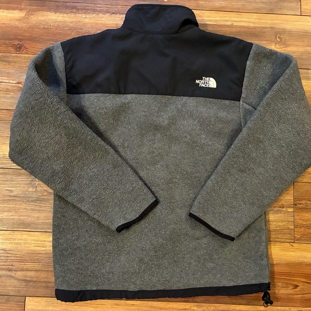 The North Face Men’s Small Polartec Fleece Jacket Black Gray Outdoor Full Zip - Picture 13 of 15